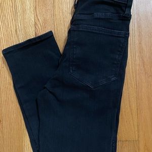Madewell curvy stovepipe black jeans. Like new!